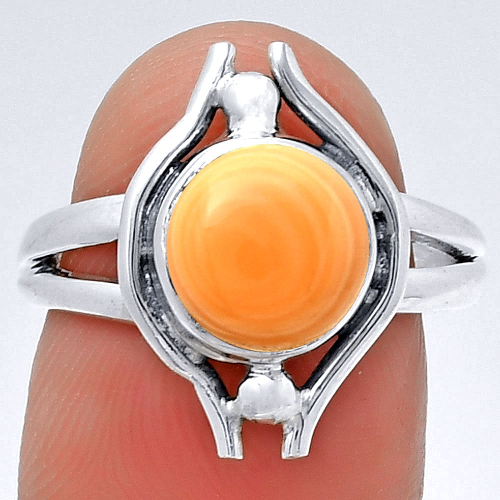 Natural Spiny Oyster Shell - Arizona Ring size-7 R-1663 SDR190774