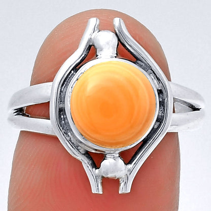 Natural Spiny Oyster Shell - Arizona Ring size-7 R-1663 SDR190774