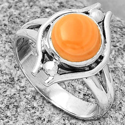 Natural Spiny Oyster Shell - Arizona Ring size-7 R-1663 SDR190774