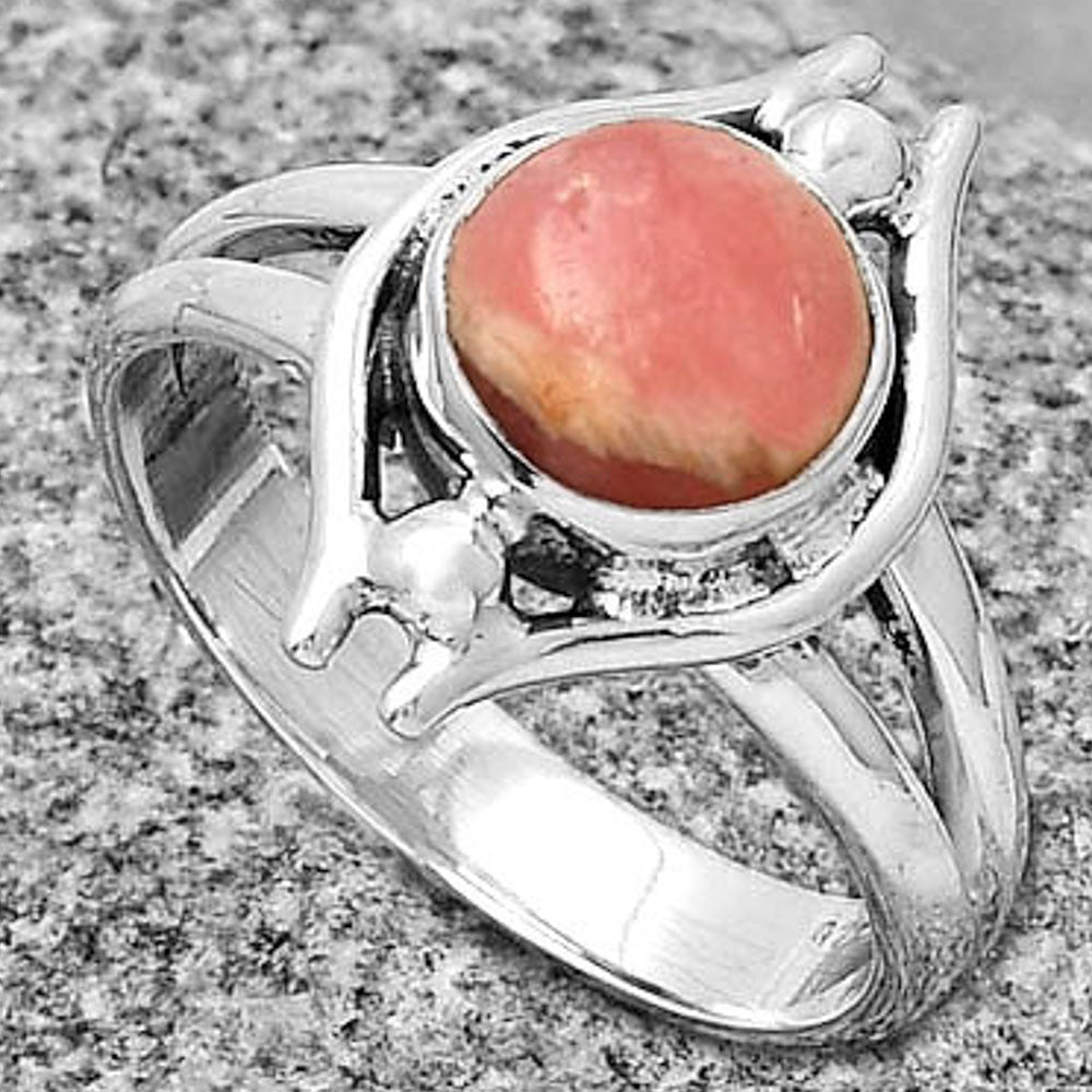 Natural Rhodochrosite Argentina Ring size-7.5 R-1663 SDR190778