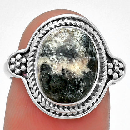 Natural Indian Blanket Jasper Ring size-7 R-1312 SDR191196