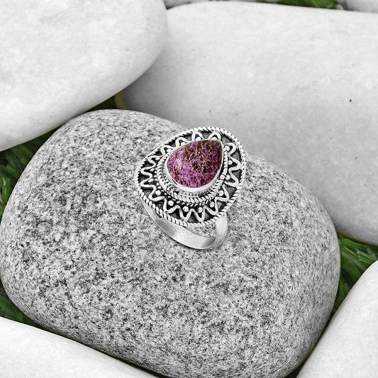 Natural Purpurite - South Africa Ring size-7 R-1501 SDR191215