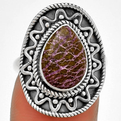 Natural Purpurite - South Africa Ring size-6 R-1501 SDR191254