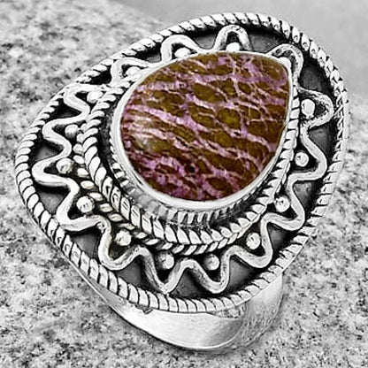 Natural Purpurite - South Africa Ring size-6 R-1501 SDR191254