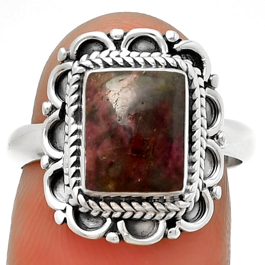 Natural Tourmaline Quartz Ring size-7 R-1256 SDR191276