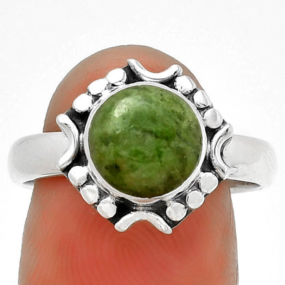 Natural Larsonite Jasper Ring size-8.5 R-1071 SDR191331