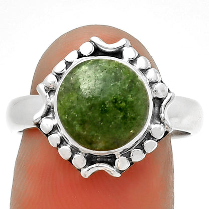 Natural Larsonite Jasper Ring size-8 R-1071 SDR191342