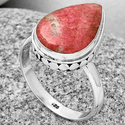 Natural Pink Thulite - Norway Ring size-9 R-1499 SDR191449