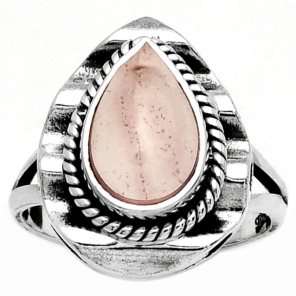 Natural Rose Quartz - Madagascar Ring size-7 R-1212 SDR191475