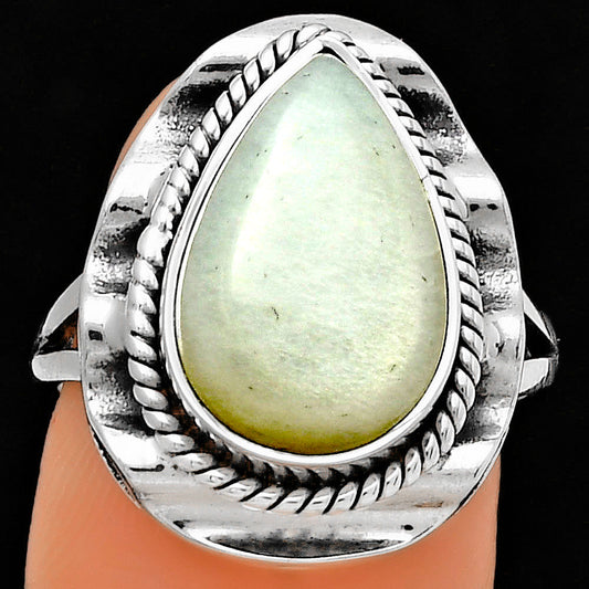 Natural Srilankan Moonstone Ring size-7 R-1212 SDR191556