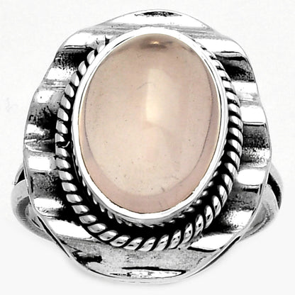 Natural Rose Quartz - Madagascar Ring size-7 R-1212 SDR191586