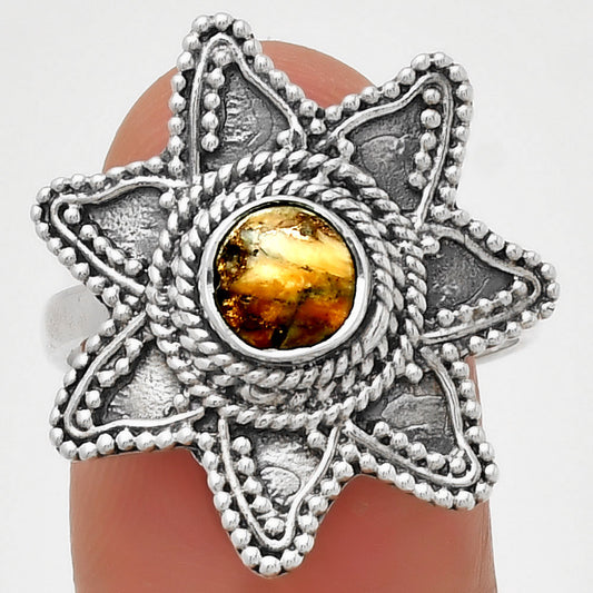 Spiny Oyster Turquoise - Arizona Ring size-8.5 R-1146 SDR191642