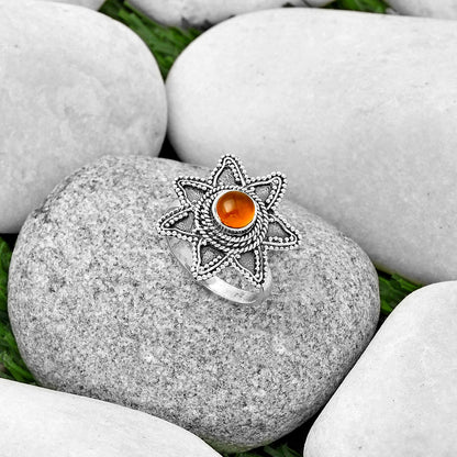 Natural Carnelian Ring size-8 R-1146 SDR191655