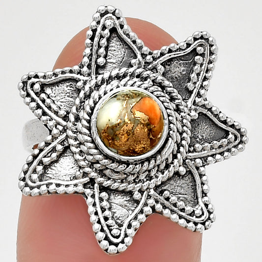 Spiny Oyster Turquoise - Arizona Ring size-7 R-1146 SDR191657