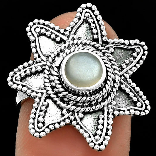 Natural Srilankan Moonstone Ring size-7 R-1146 SDR191685