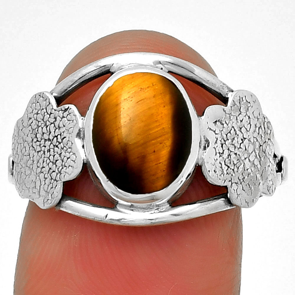 Natural Tiger Eye - Africa Ring size-8 R-1497 SDR192513