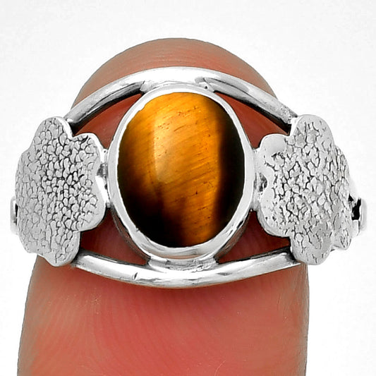 Natural Tiger Eye - Africa Ring size-8 R-1497 SDR192513
