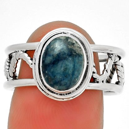 Natural Blue Scheelite - Turkey Ring size-8.5 R-1255 SDR192881