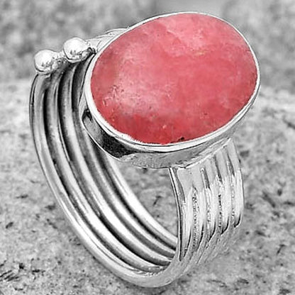 Natural Rhodochrosite Argentina Ring size-7 R-1492 SDR194007