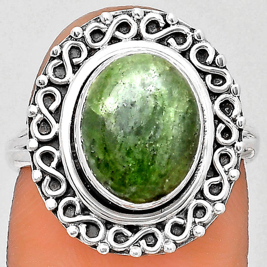 Natural Serpentine Ring size-7 R-1164 SDR194180