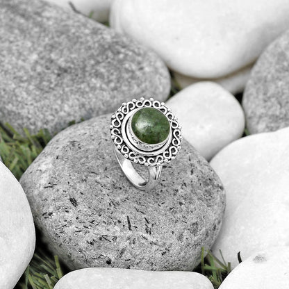 Natural Serpentine Ring size-7 R-1164 SDR194192