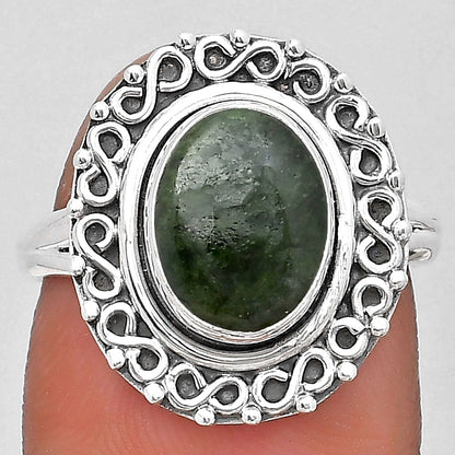 Natural Serpentine Ring size-7.5 R-1164 SDR194198