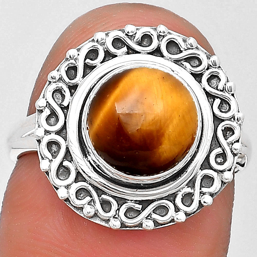 Natural Tiger Eye - Africa Ring size-7.5 R-1164 SDR194201