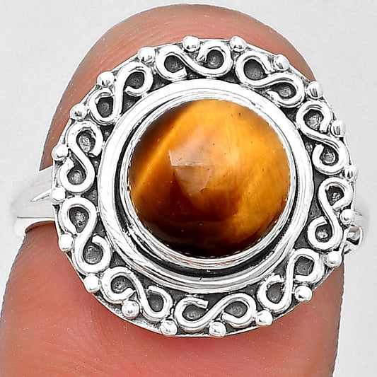 Natural Tiger Eye - Africa Ring size-7.5 R-1164 SDR194201