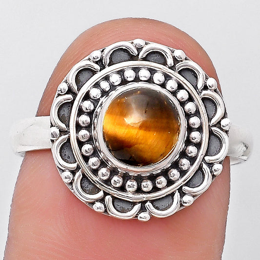 Natural Tiger Eye - Africa Ring size-9 R-1256 SDR194521