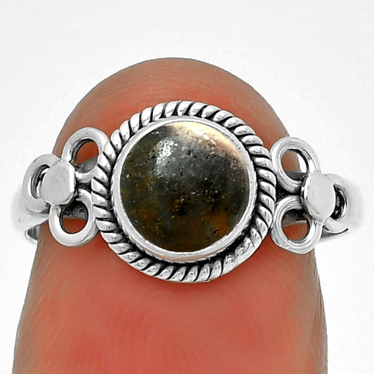 Natural Indian Blanket Jasper Ring size-7 R-1170 SDR194596