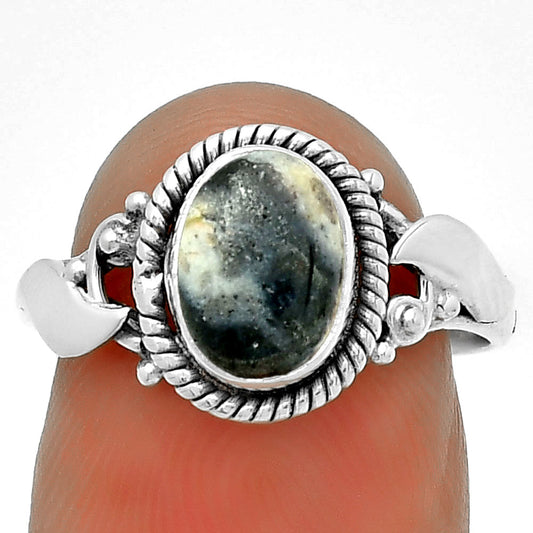 Natural Indian Blanket Jasper Ring size-7 R-1405 SDR194683