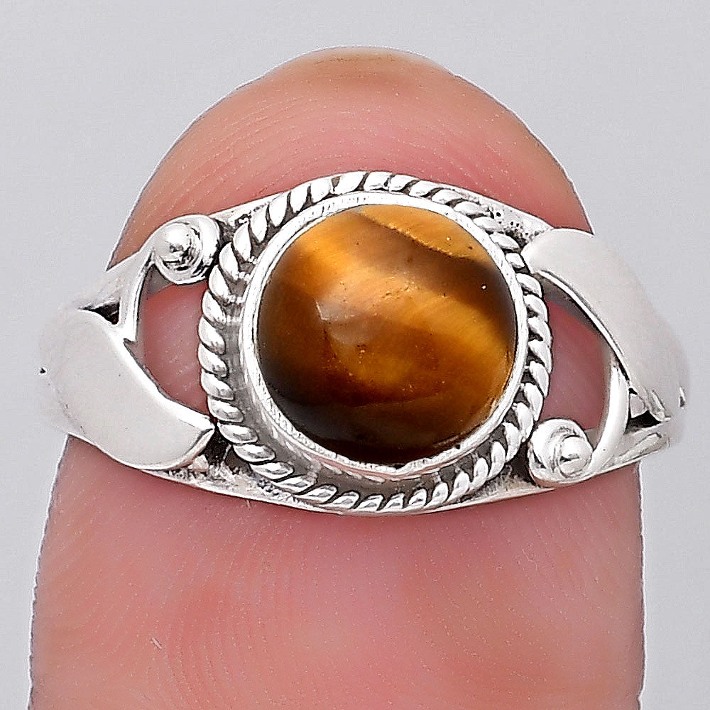 Natural Tiger Eye - Africa Ring size-7.5 R-1405 SDR195252