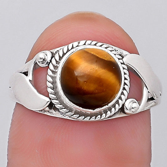 Natural Tiger Eye - Africa Ring size-7.5 R-1405 SDR195252