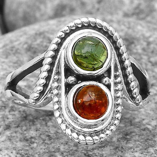 Natural Multi Tourmaline Ring size-7 R-1027 SDR195781