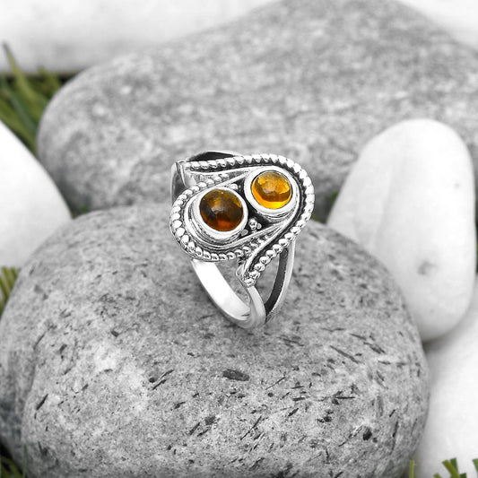 Natural Multi Tourmaline Ring size-7.5 R-1027 SDR195787