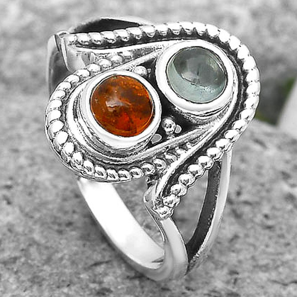 Natural Multi Tourmaline Ring size-7 R-1027 SDR195801
