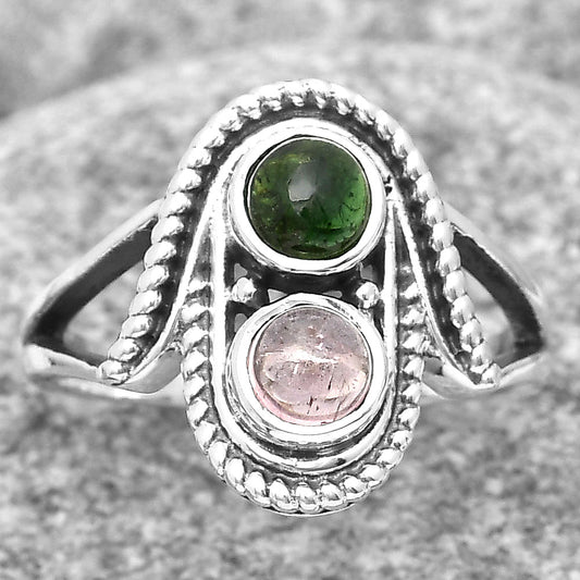 Natural Multi Tourmaline Ring size-8.5 R-1027 SDR195847