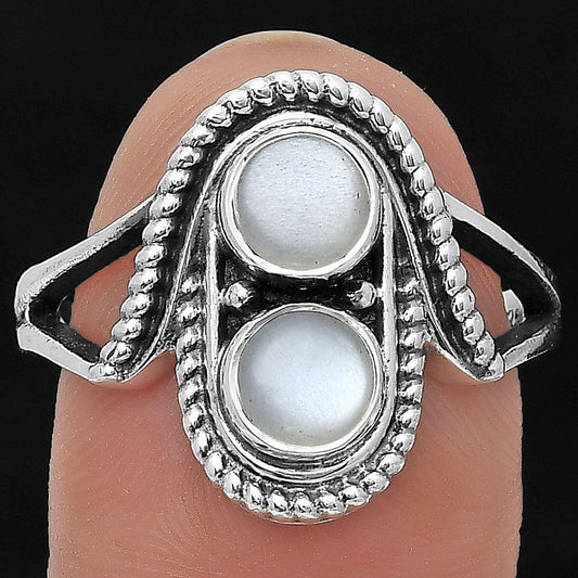 Natural Srilankan Moonstone Ring size-7 R-1027 SDR195855