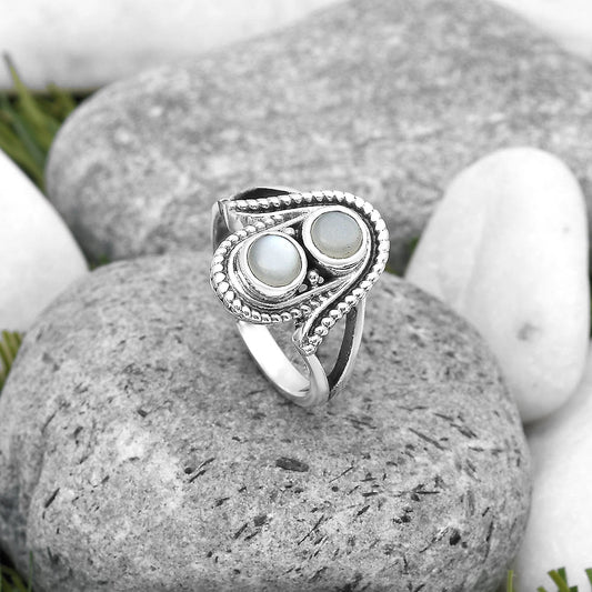 Natural Srilankan Moonstone Ring size-7 R-1027 SDR195855