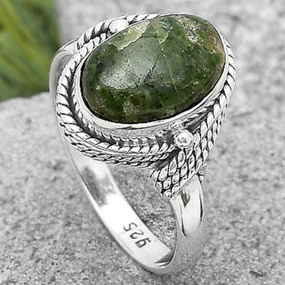 Natural Serpentine Ring size-8 R-1257 SDR196692