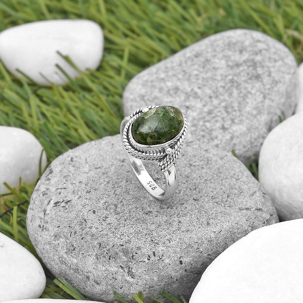 Natural Serpentine Ring size-8 R-1257 SDR196692