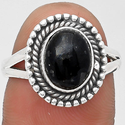 Natural Nuummite Ring size-7.5 R-1447 SDR196706