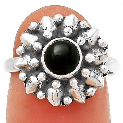 Natural Black Onyx - Brazil Ring size-8 R-1484 SDR196881