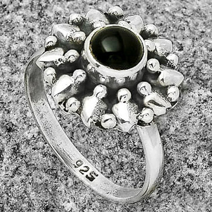 Natural Black Onyx - Brazil Ring size-8 R-1484 SDR196882