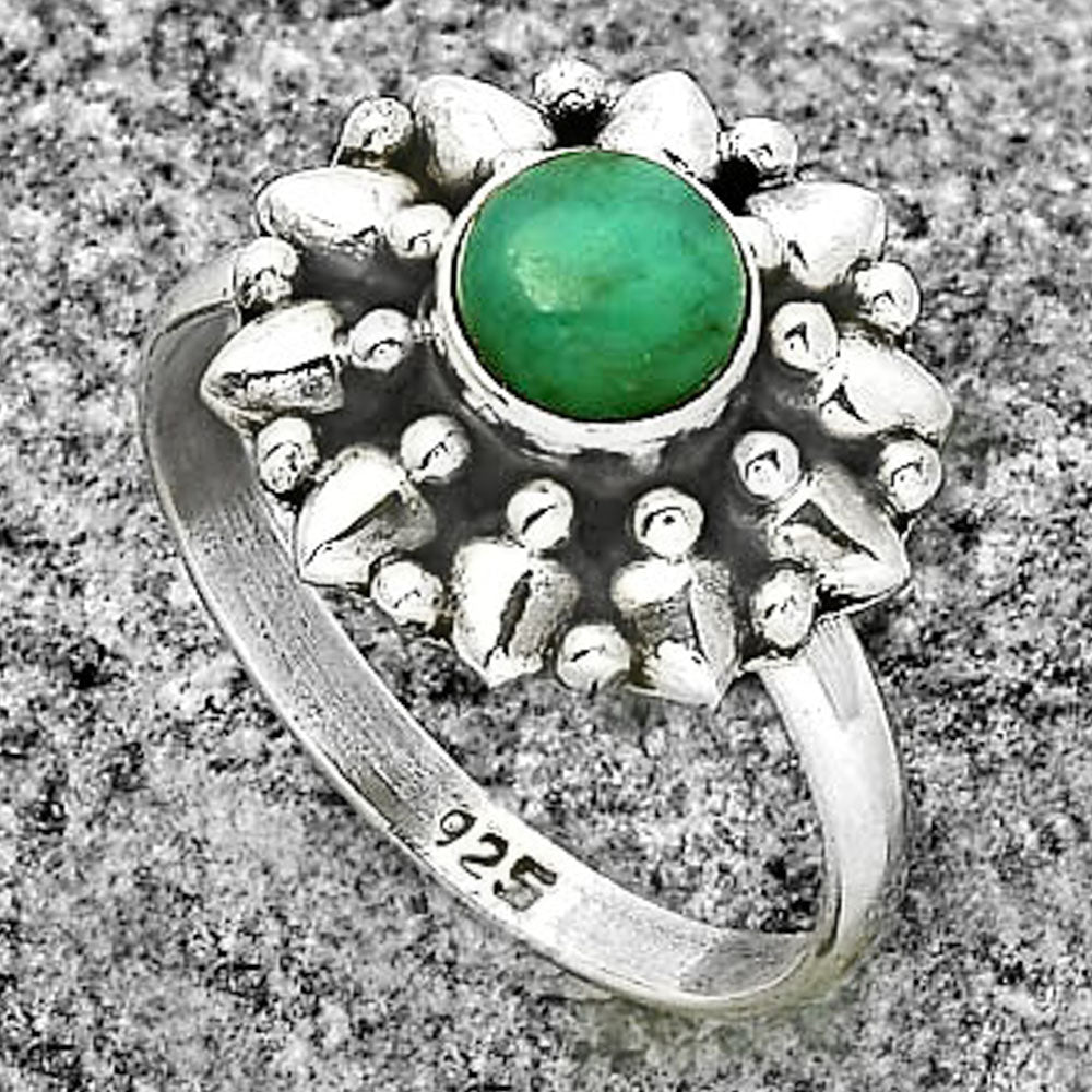 Natural Paraiba Amazonite Ring size-8 R-1484 SDR196884