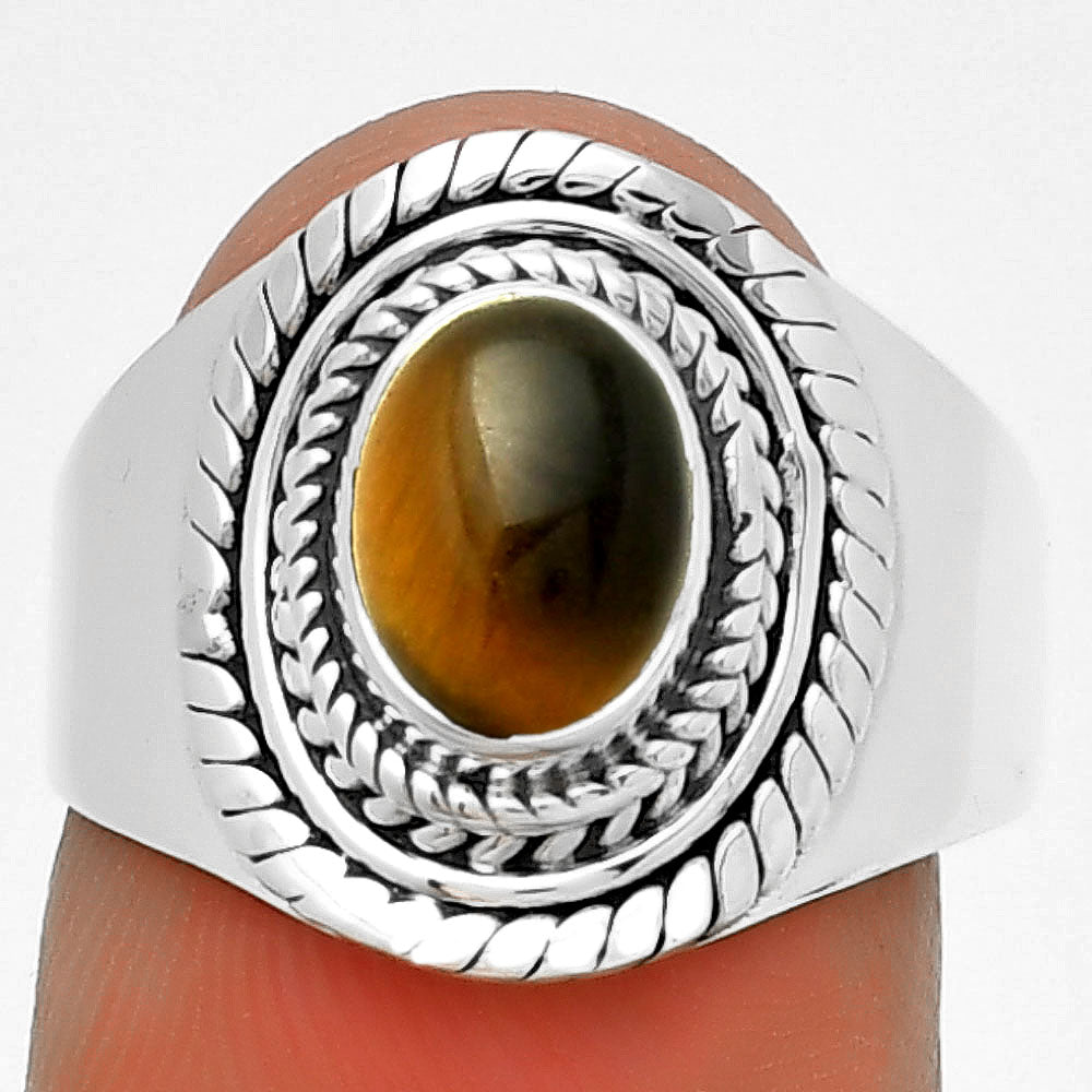 Natural Tiger Eye - Africa Ring size-7.5 R-1278 SDR197077