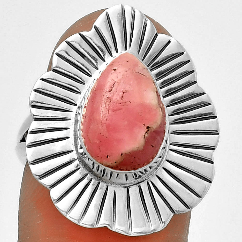 Natural Rhodochrosite Argentina Ring size-7 R-1086 SDR197124