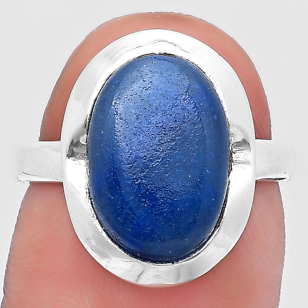 Natural Blue Quartz Ring size-6.5 R-1059 SDR197351