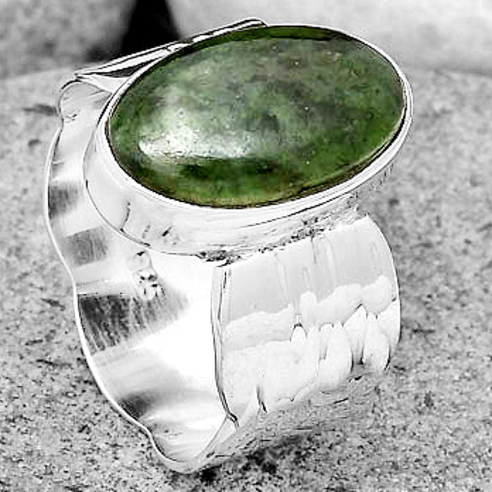 Natural Serpentine Ring size-7 R-1450 SDR198390