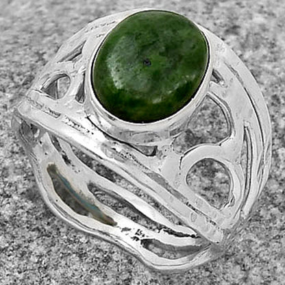Natural Serpentine Ring size-7.5 R-1133 SDR199183